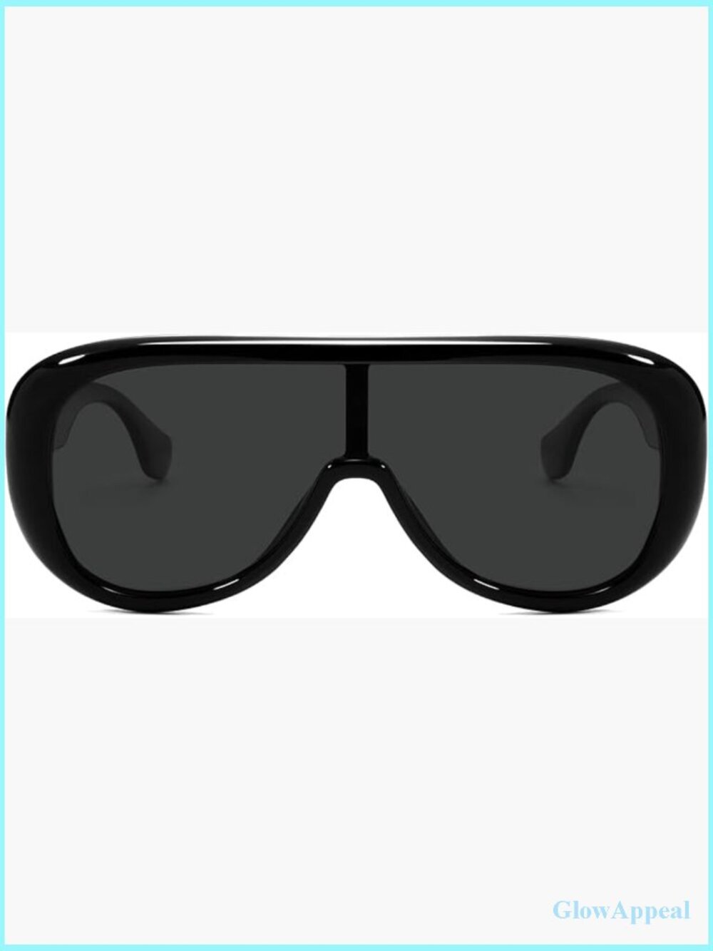 Oversized Aviator Square Sunglasses Women Men Trendy Polarized Lens Retro
